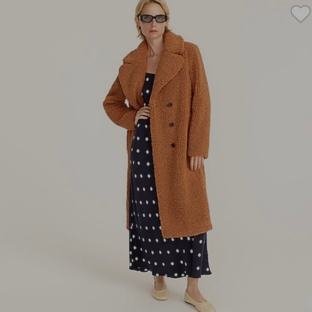 NWT j crew teddy double breasted coat